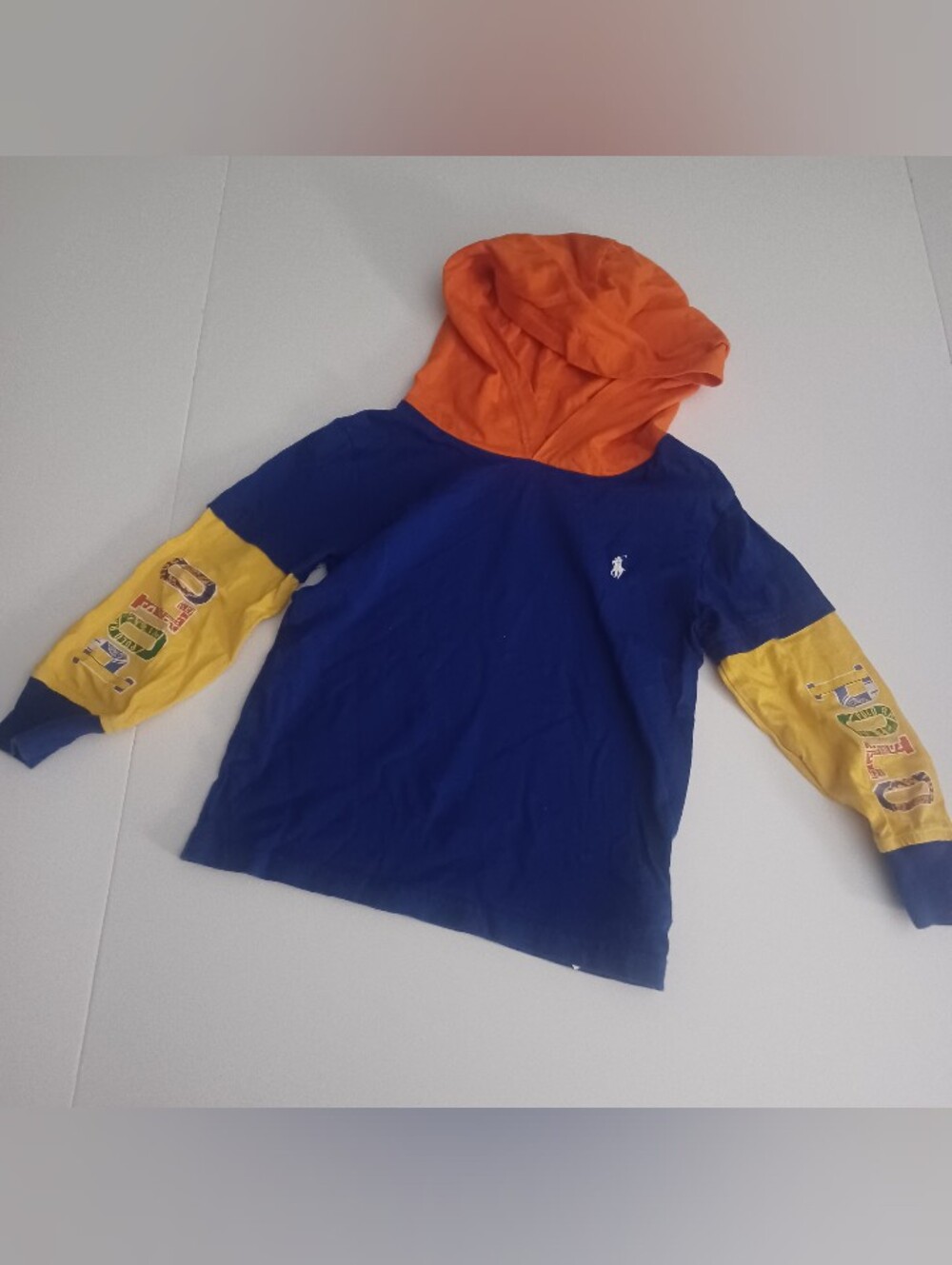 Ralph Lauren Polo Color Block Shirt Sz 4/4T